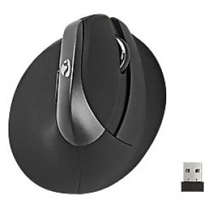 image of Nedis Ergonomic Wireless Optical Mouse NED026 Black