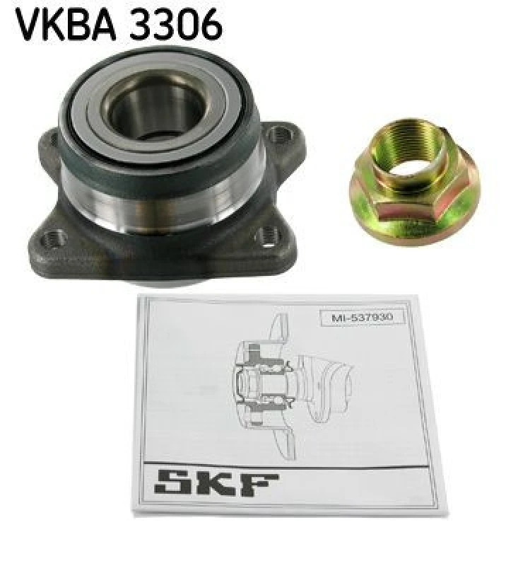 Image of SKF Wheel bearing kit SKF VKBA 3306