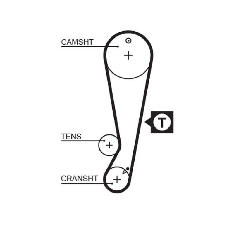 Image of GATES Timing Belt GATES 5403XS