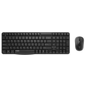 Image of Rapoo X1800S 2.4 GHz Wireless Desktop Combo Set - Black