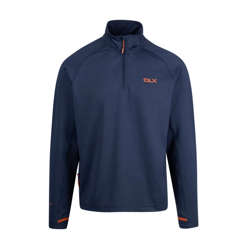 Image of Trespass Trespass Men Gleeson DLX Marl Top in Navy Size: X-Small Navy XS Male 5063425976294