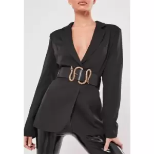 image of Missguided DETAIL BELT - Black