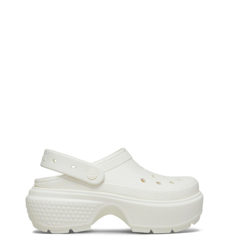 Image of Crocs Unisex Stomp Clogs Chalk M12