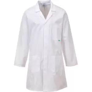 Image of Portwest Anti Microbial Lab Coat White 3XL