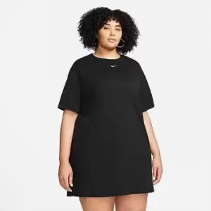 image of Womens Nike Sportswear Essential T-Shirt Dress (Plus Size)