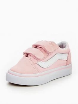 Image of Vans TD Old Skool V Infant Trainer Pink Size 4