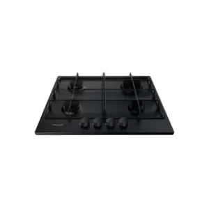 Image of Hotpoint 58cm Wide Four Burner Gas Hob - Anthracite
