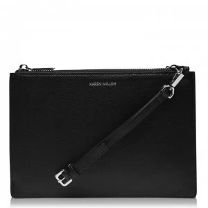 image of Karen Millen Bennett Pouch - BLACK001