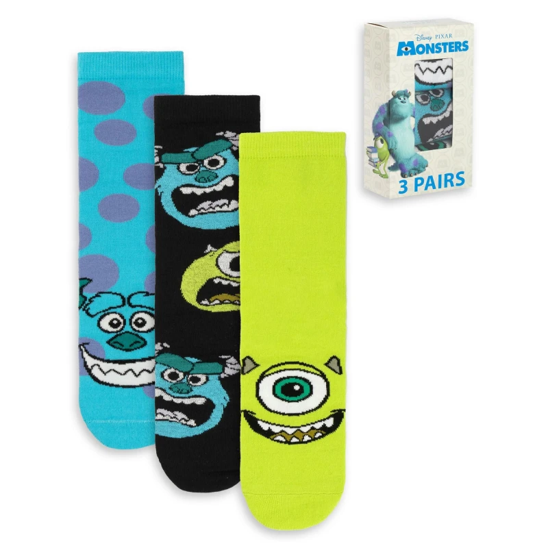 Image of Disney Men Calf Socks Set of 3 Size: 7-11 Multi 7-11 Male 5063203288830