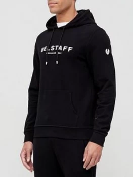 Belstaff 1924 Logo Overhead Hoodie - Black