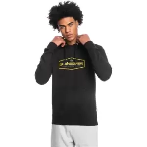 Image of Quiksilver Logo Hoodie Mens - Black