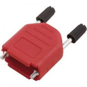Image of D SUB housing Number of pins 15 Plastic 180 Red