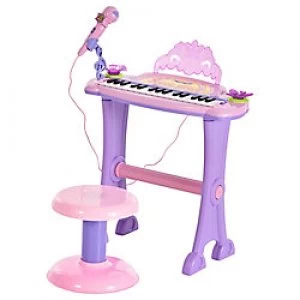 Image of HOMCOM Kids Electronic Organ 390-005PK Pink
