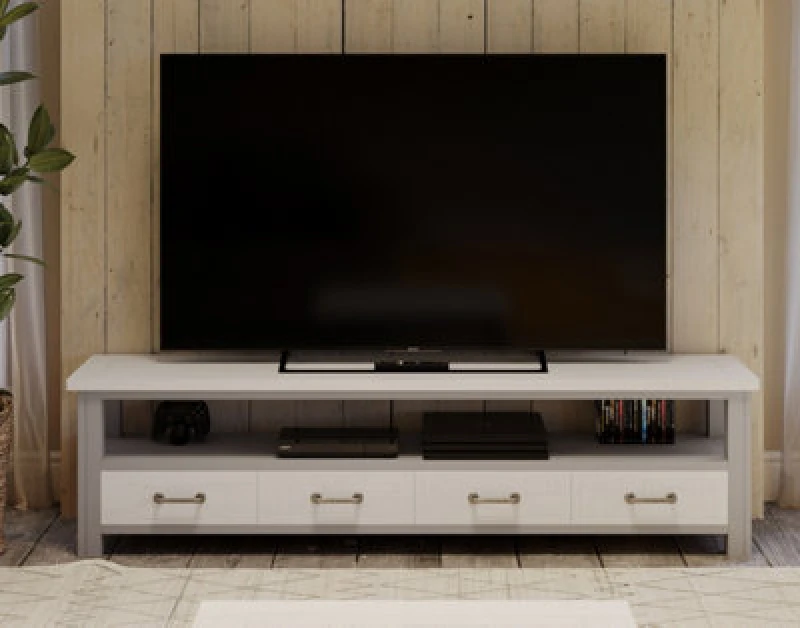 Image of Baumhaus Greystone - Super Sized Widescreen Television Cabinet