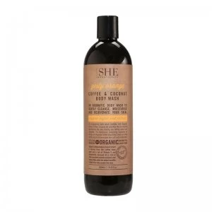 image of Om SHE Orange Coconut & Coffee Body Wash 500ml