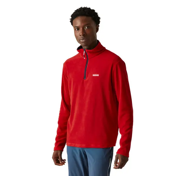 image of Regatta Mens Thompson Half Zip Light Thermal Fleece Jacket 3XL - Chest 49-51' (124.5-129.5cm)