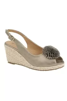 Image of Alessandra Buckle Wedge Heel Sandal