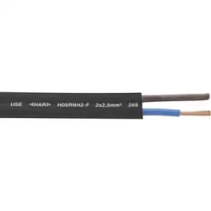 Image of Faber Kabel 051452 Fairy light cable H05RNH2 2 x 2.50 mm² Black Sold per metre