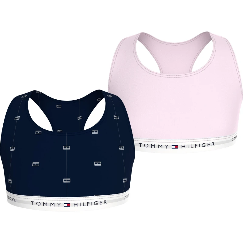 Image of Tommy Hilfiger 2 Pack Bralettes Junior - Multi Multi 9 - 10 Years