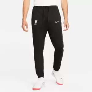 image of Nike Liverpool FC Travel Jogging Pants Mens - Black