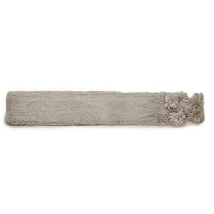 image of Extra Long Hot Water Bottle - Grey Fur