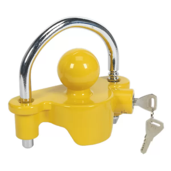 Image of Genuine SEALEY TB45 Tow Ball Trailer Hitch Lock 50mm