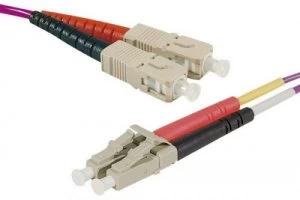 Image of 5m Fibre Duplex Om4 50 125 Lszh Sclc