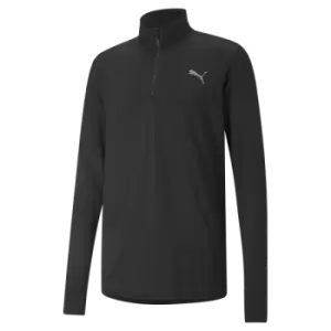 image of Puma Run Favourite &frac14; Zip Top Puma Black XSmall