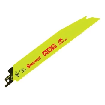 Image of Starrett - BTR81014-5 Bi-Metal King Cut Demolition Blade 203mm 10-14 TPI (Pack 5)