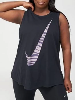 image of Nike Training Icon Clash Dry Tank Top (Curve) - Black