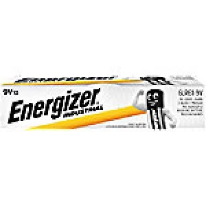 Image of Energizer 9V Alkaline Batteries Industrial 6LR61 12 Pieces