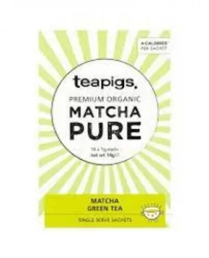 Image of TeaPigs Organic Matcha Green Tea- 14 sachets