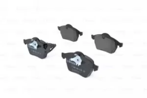 Image of Bosch 0986494018 Brake Pad Set Disc Brake Front Axle