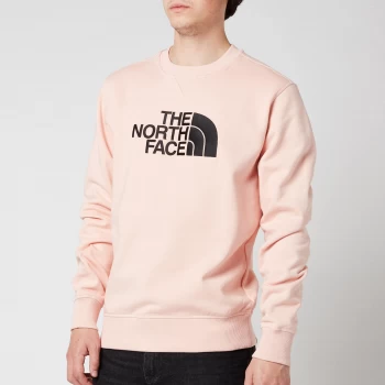 Image of The North Face Mens Drew Peak Sweatshirt - Evening Sand Pink - L