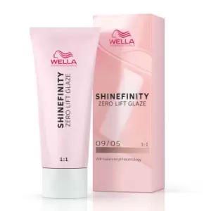 Image of Wella Professionals Shinefinity Zero Lift Glaze - 09/05 Natural Silk Blush 60ml