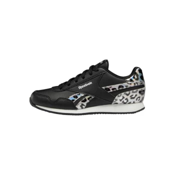 Image of Reebok Royal Classic Jogger 3 Shoes - Black / Black / Silver Metalli