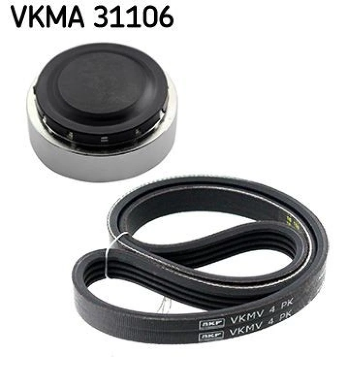 Image of SKF V-Ribbed Belt Set SKF VKMA 31106