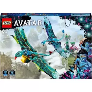 image of LEGO Avatar Jake & Neytiri's First Banshee Flight Set (75572)