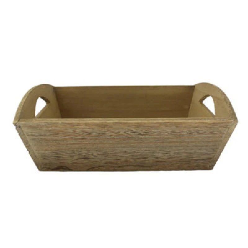 Image of Red Hamper Pt133 Wood Oak Effect Small Wooden Tray