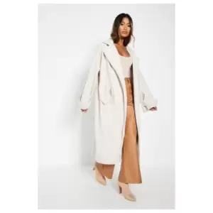 I Saw It First Oversized Formal Coat - Brown