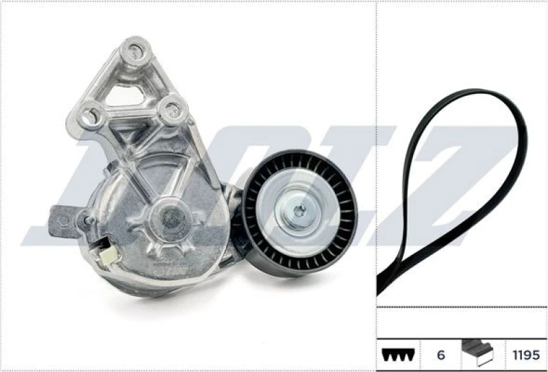 Image of DOLZ V-Ribbed Belt Set DOLZ SKD217A