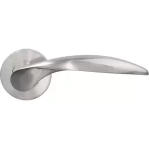 Image of Jigtech Cresta Door Pack Satin Latch in Chrome Aluminium Zinc Alloy
