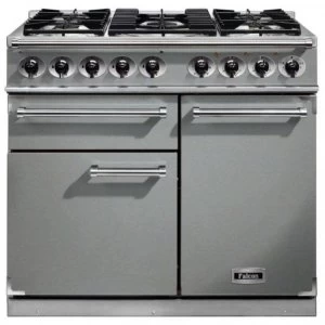 image of Falcon F1000DXDFSSCG 97090 100cm Deluxe Range Cooker - Stainless Steel