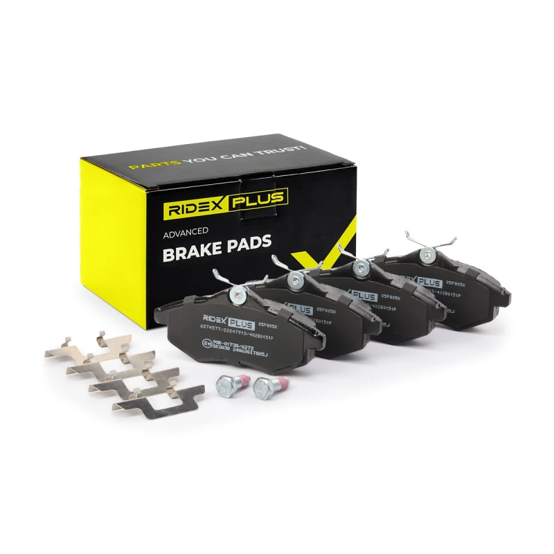 Image of RIDEX PLUS Brake pad set RIDEX PLUS 402B0151P