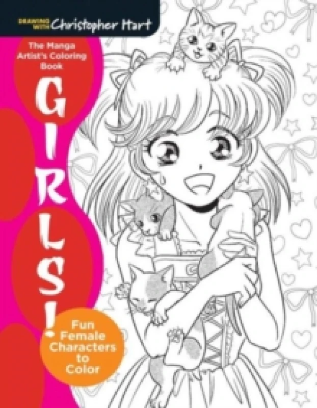 Image of Manga Artists Coloring Book Girls the by Christopher Hart Paperback