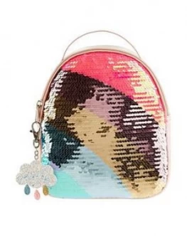 image of Monsoon Girls Amazing Rainbow Sequin Backpack - Multi