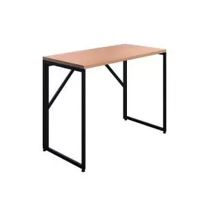 image of Jemini Folding Desk 1000x500x745mm BeechBlack Leg KF90994 KF90994