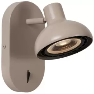 Image of Lucide Lighting - Lucide Sensas Modern Wall spotlight - 1xGU10 (ES111) - Cream