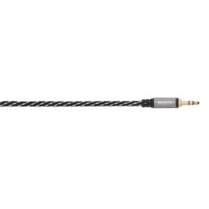 image of Avinity Audio cable 3.5mm jack plug/plug, stereo, fabric, gold-plated, 1.5 m