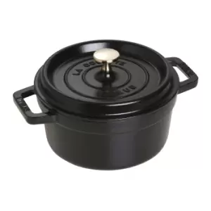 image of Staub La Cocotte 20cm round Cast iron Cocotte black